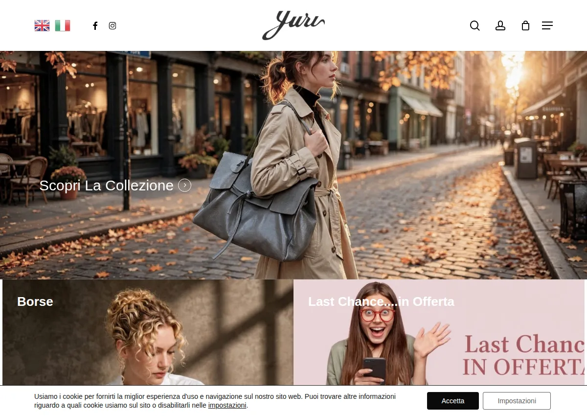 Store homepage
