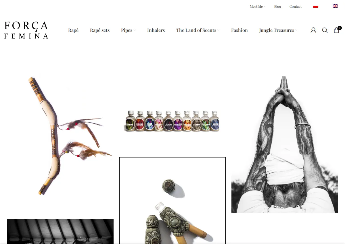 Store homepage