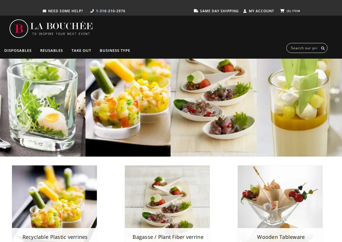 Store homepage