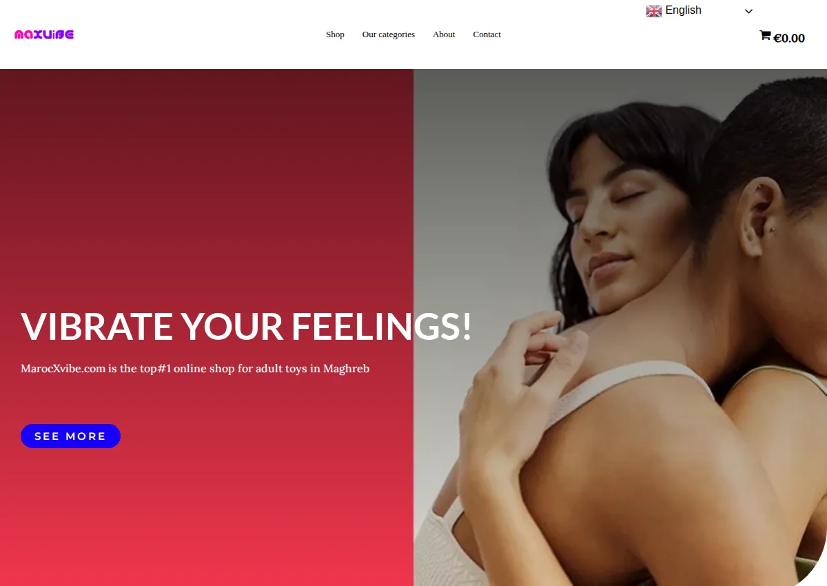 Store homepage