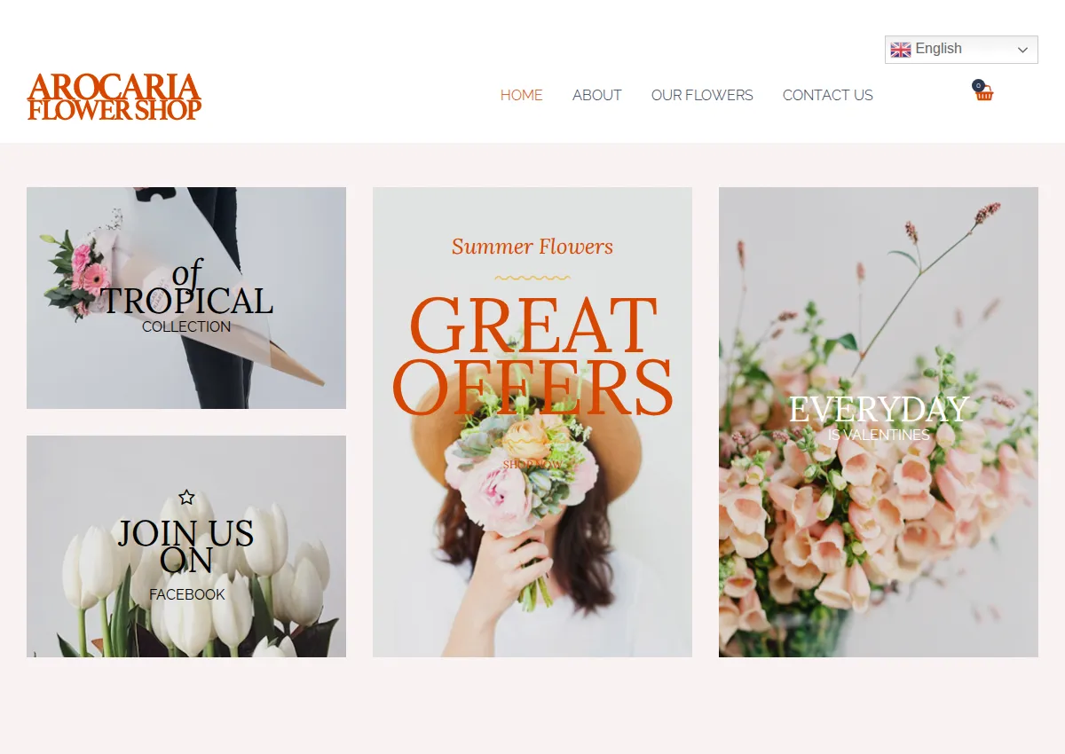 Store homepage