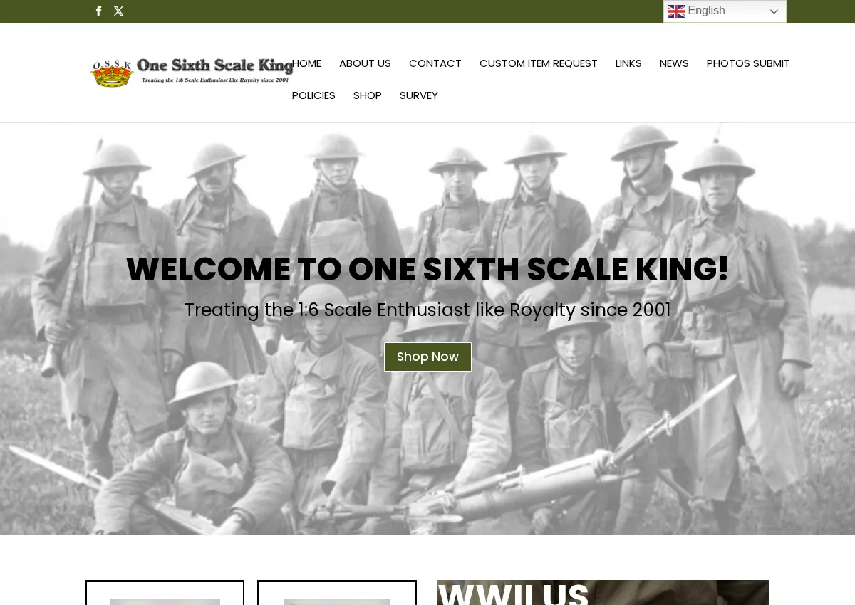 Store homepage