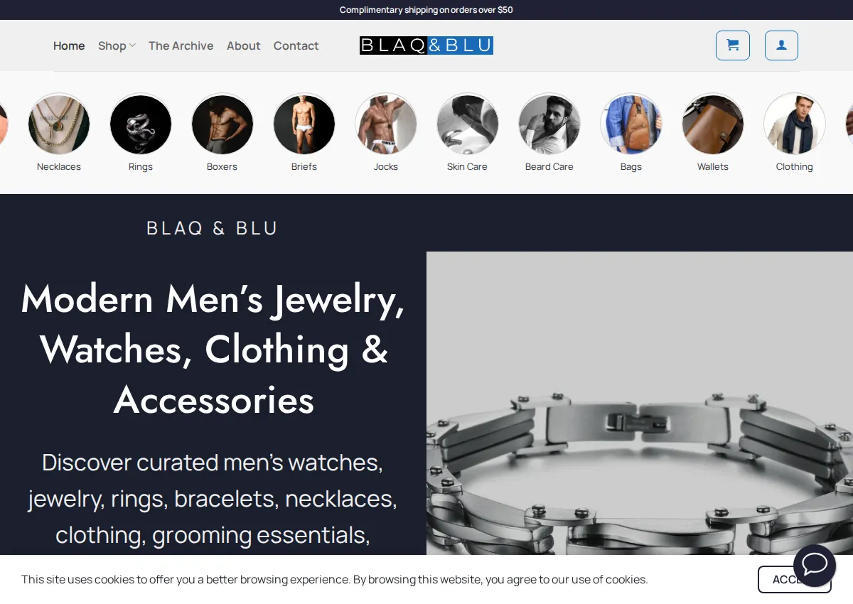 Store homepage