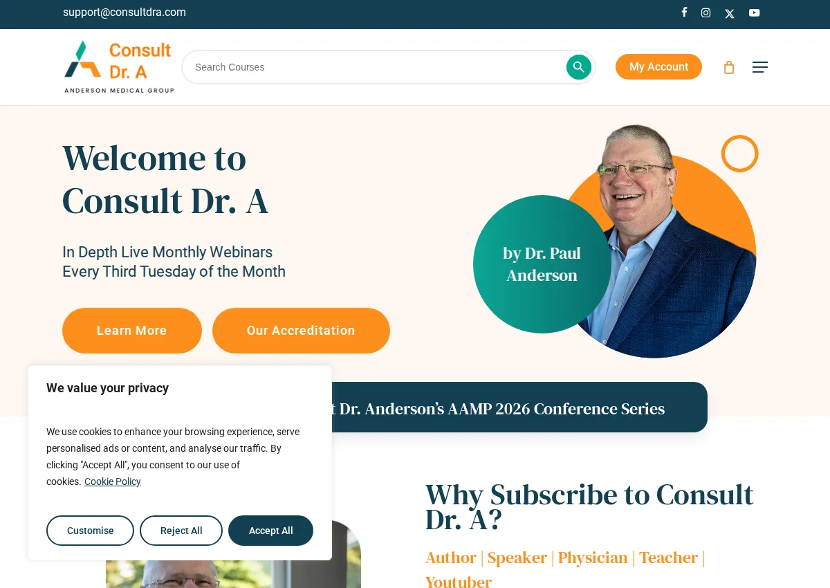 Store homepage