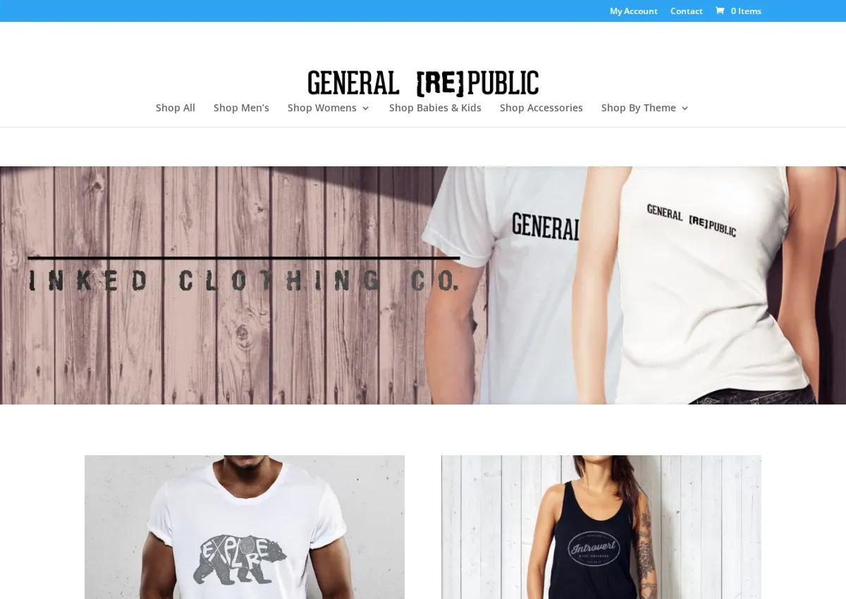 Store homepage