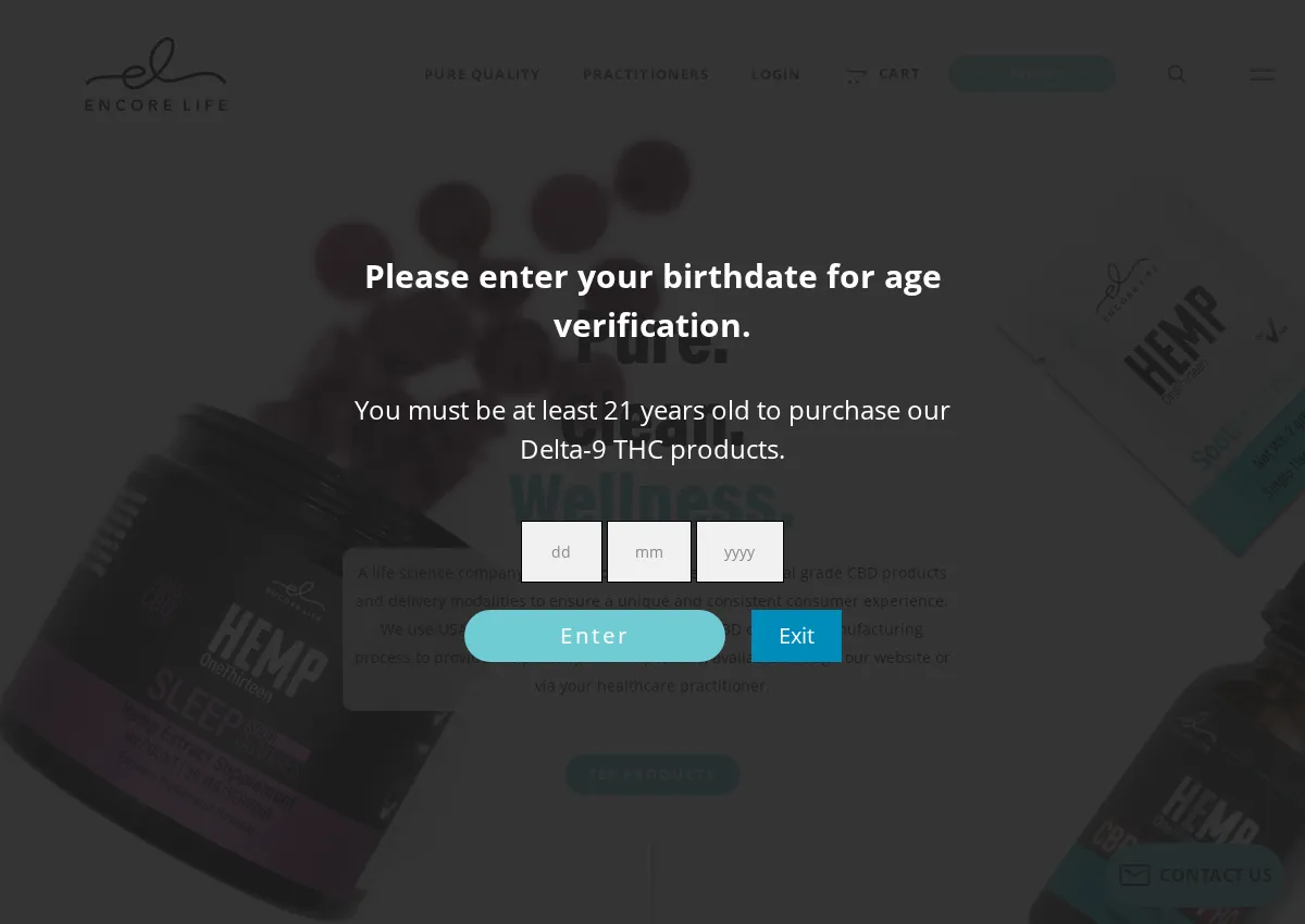 Store homepage