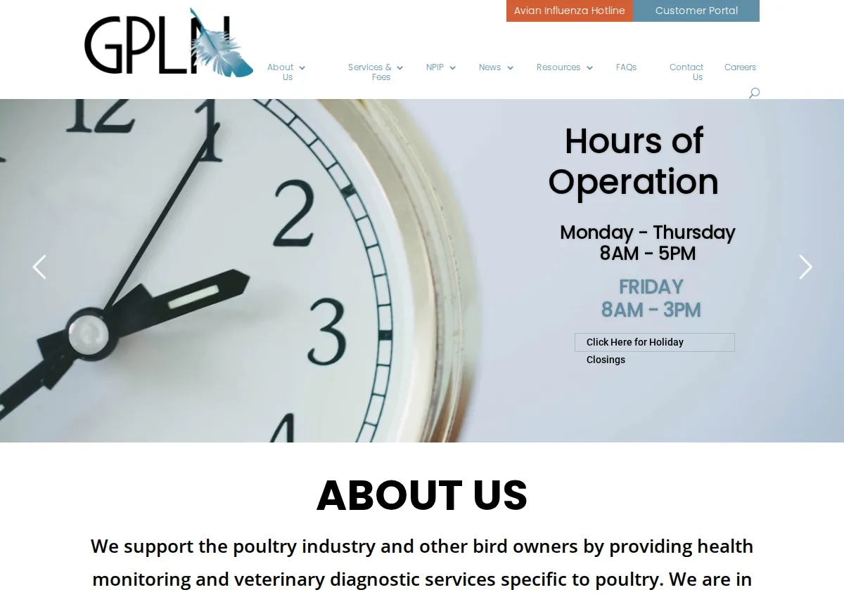 Store homepage