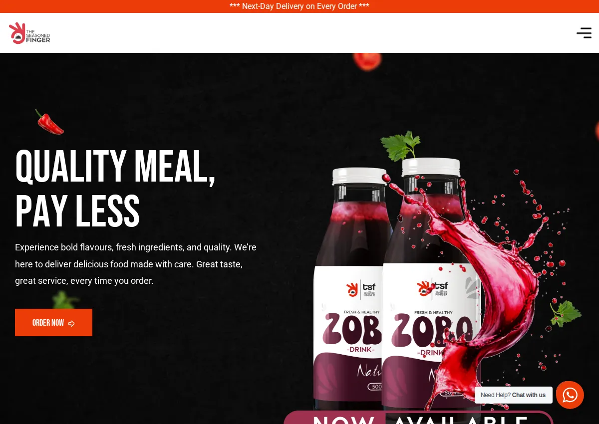 Store homepage