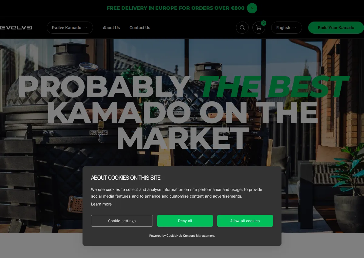 Store homepage