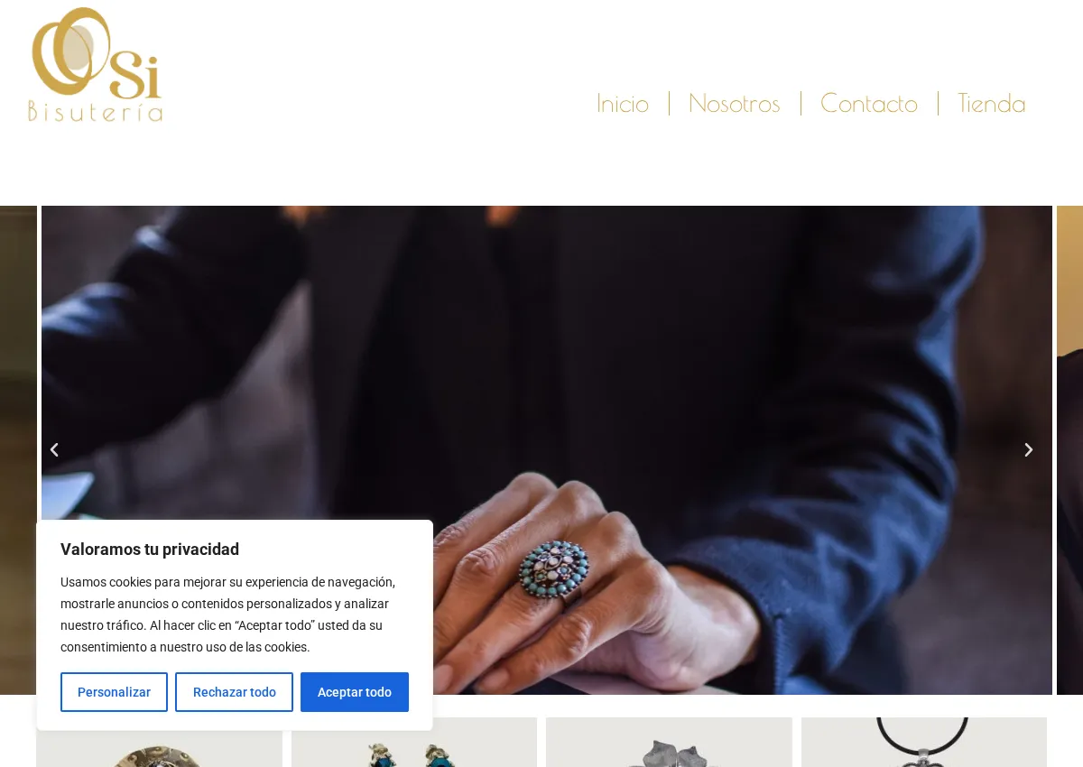 Store homepage