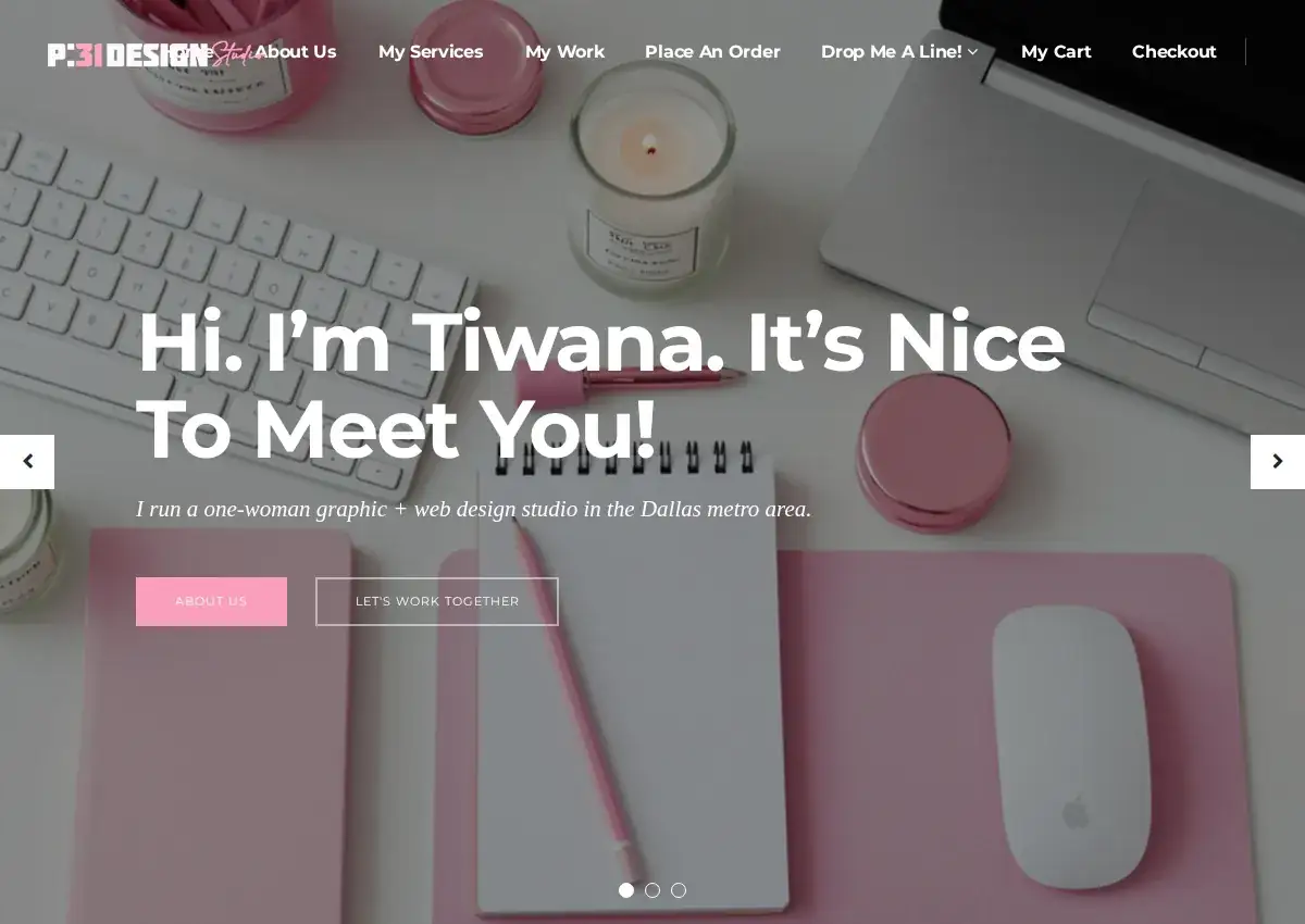 Store homepage