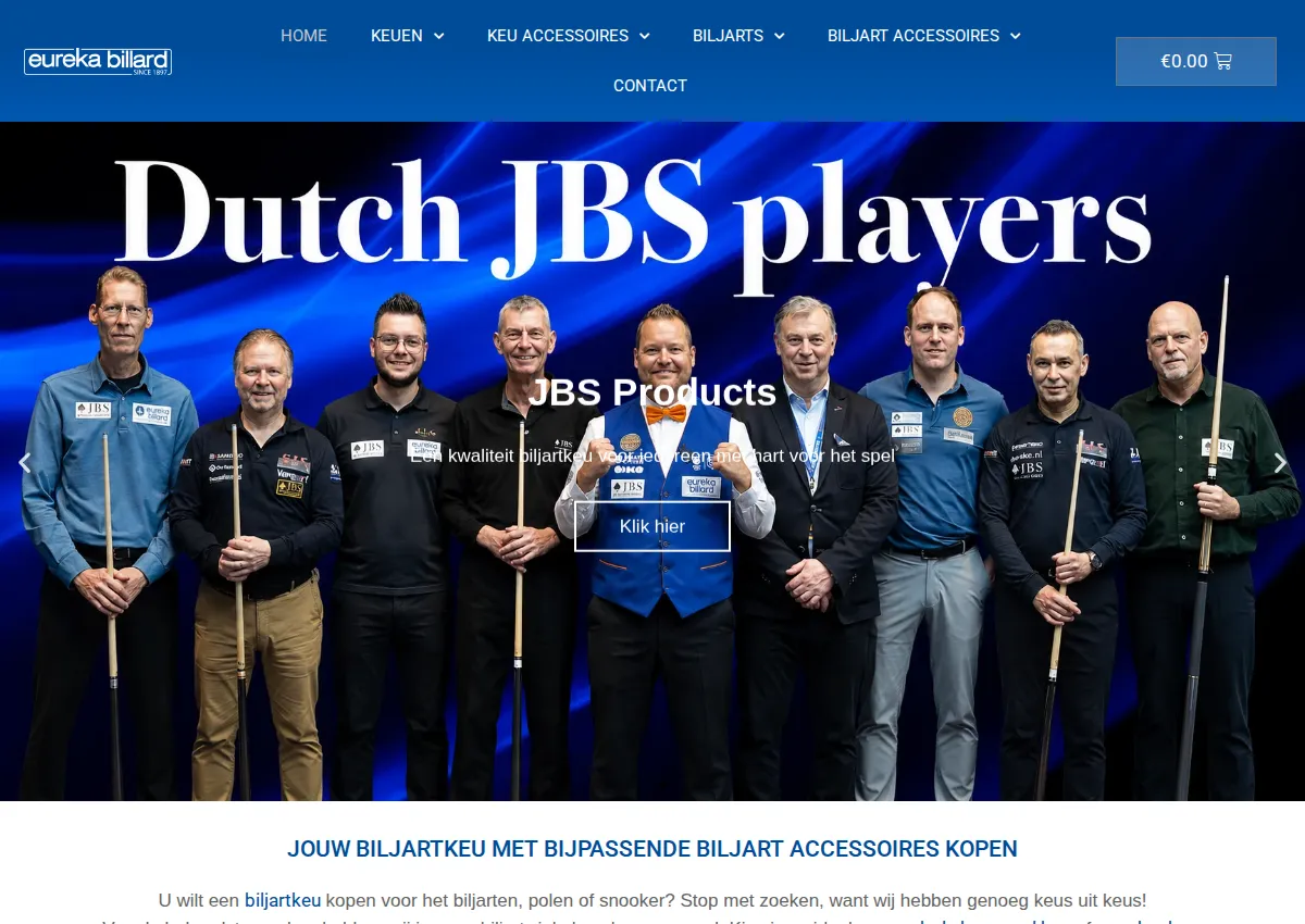 Store homepage
