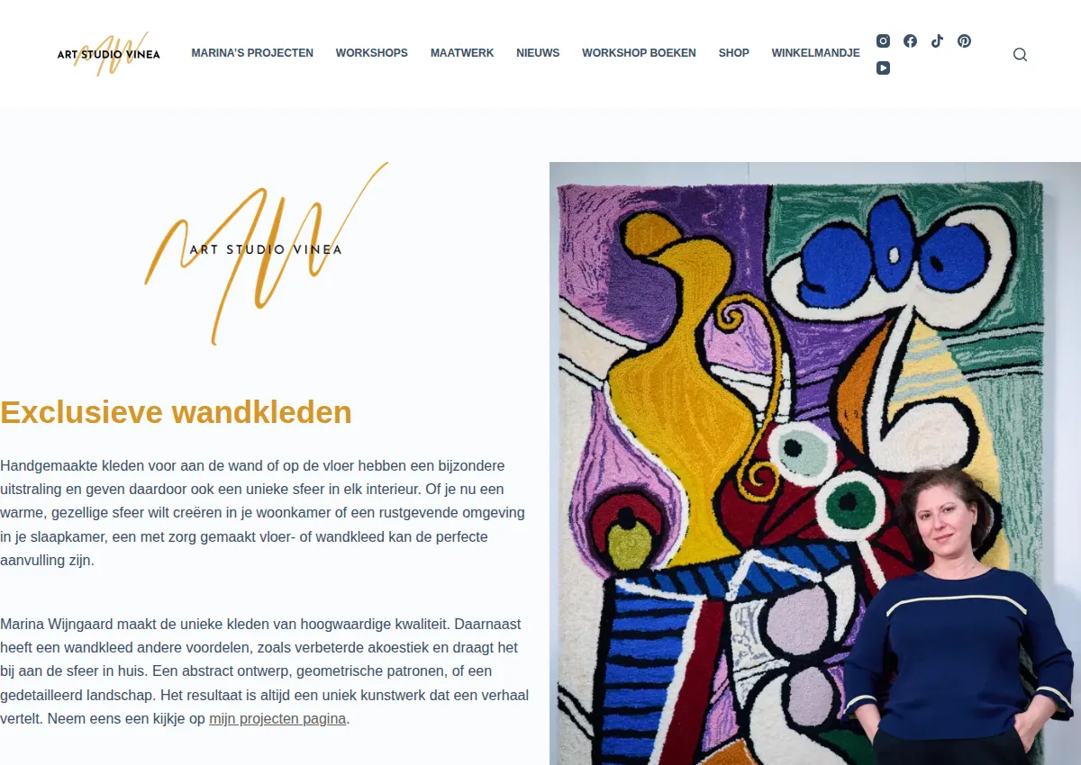 Store homepage