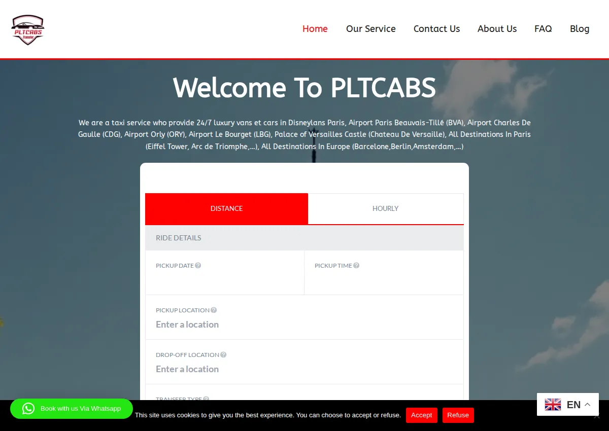 Store homepage