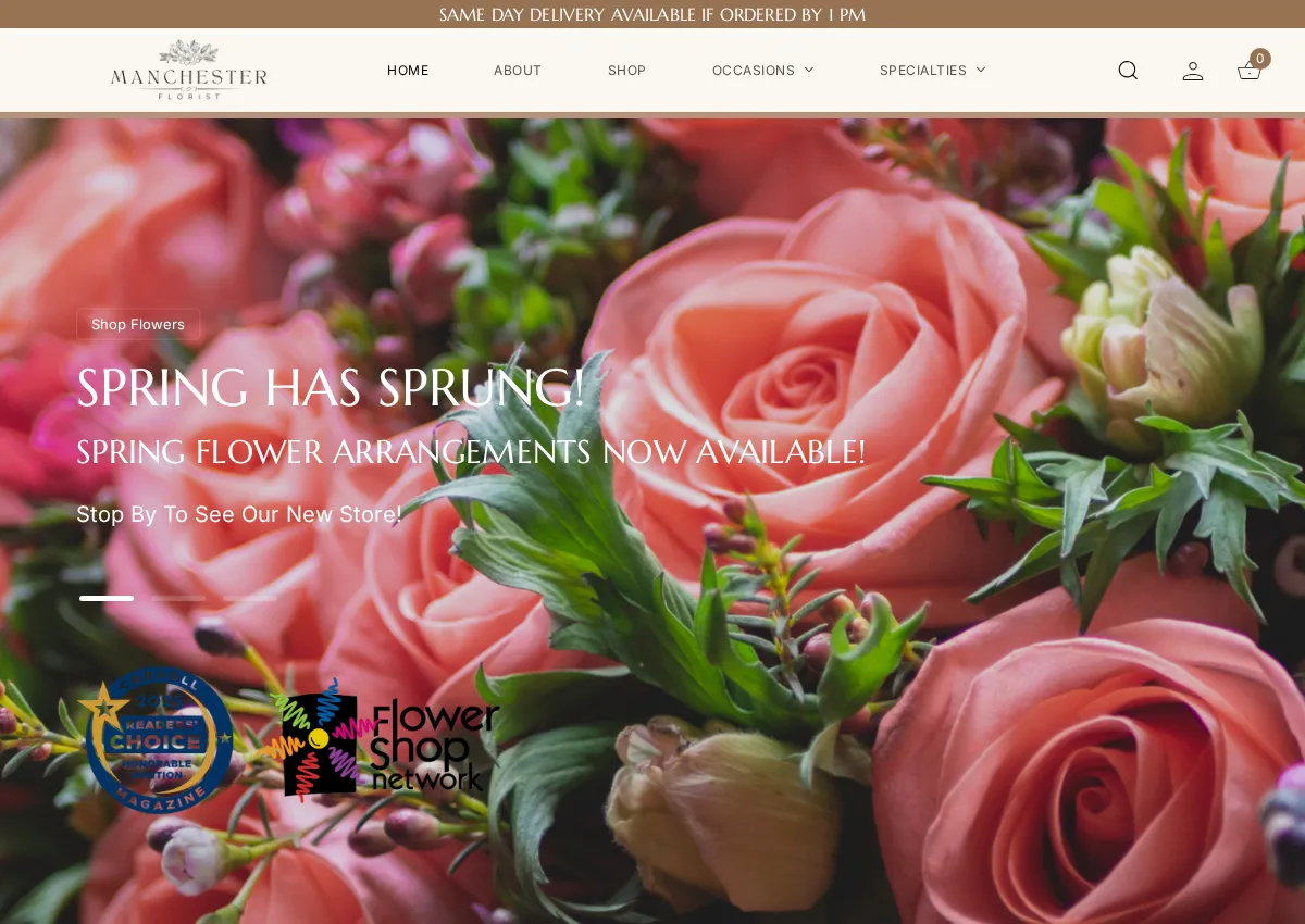 Store homepage