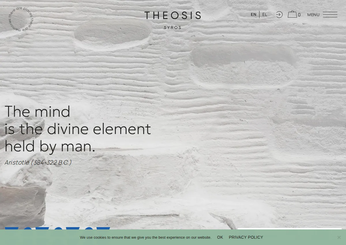 Store homepage