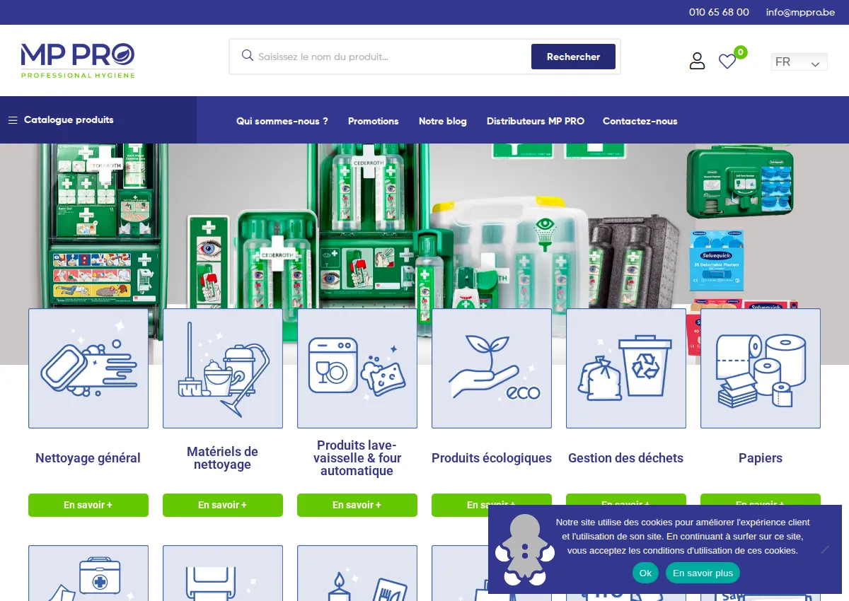 Store homepage