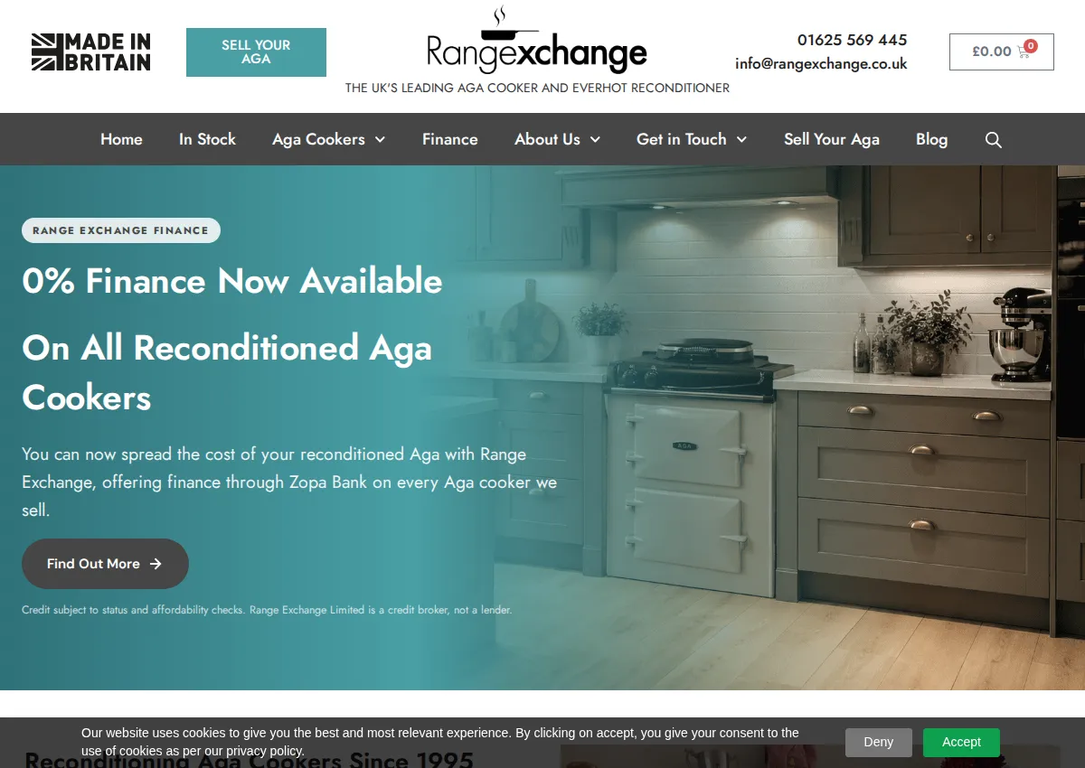 Store homepage