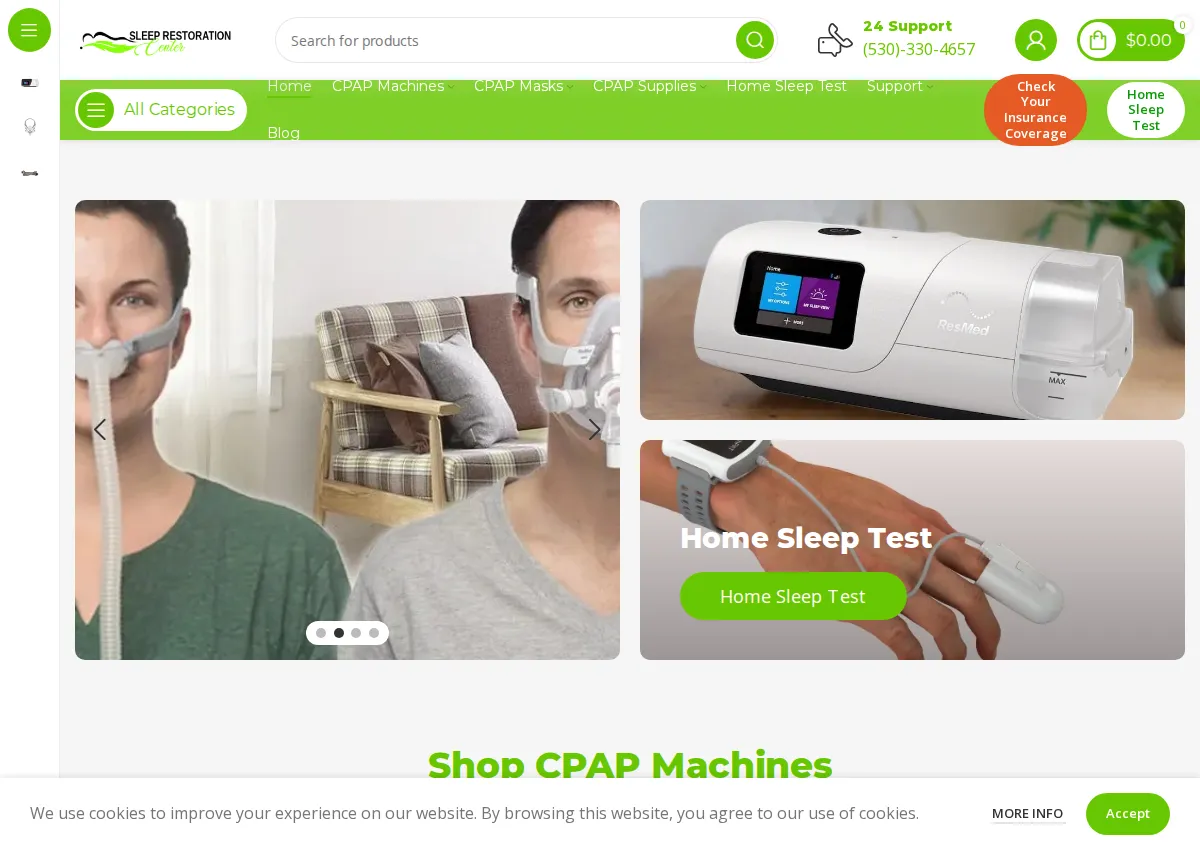 Store homepage