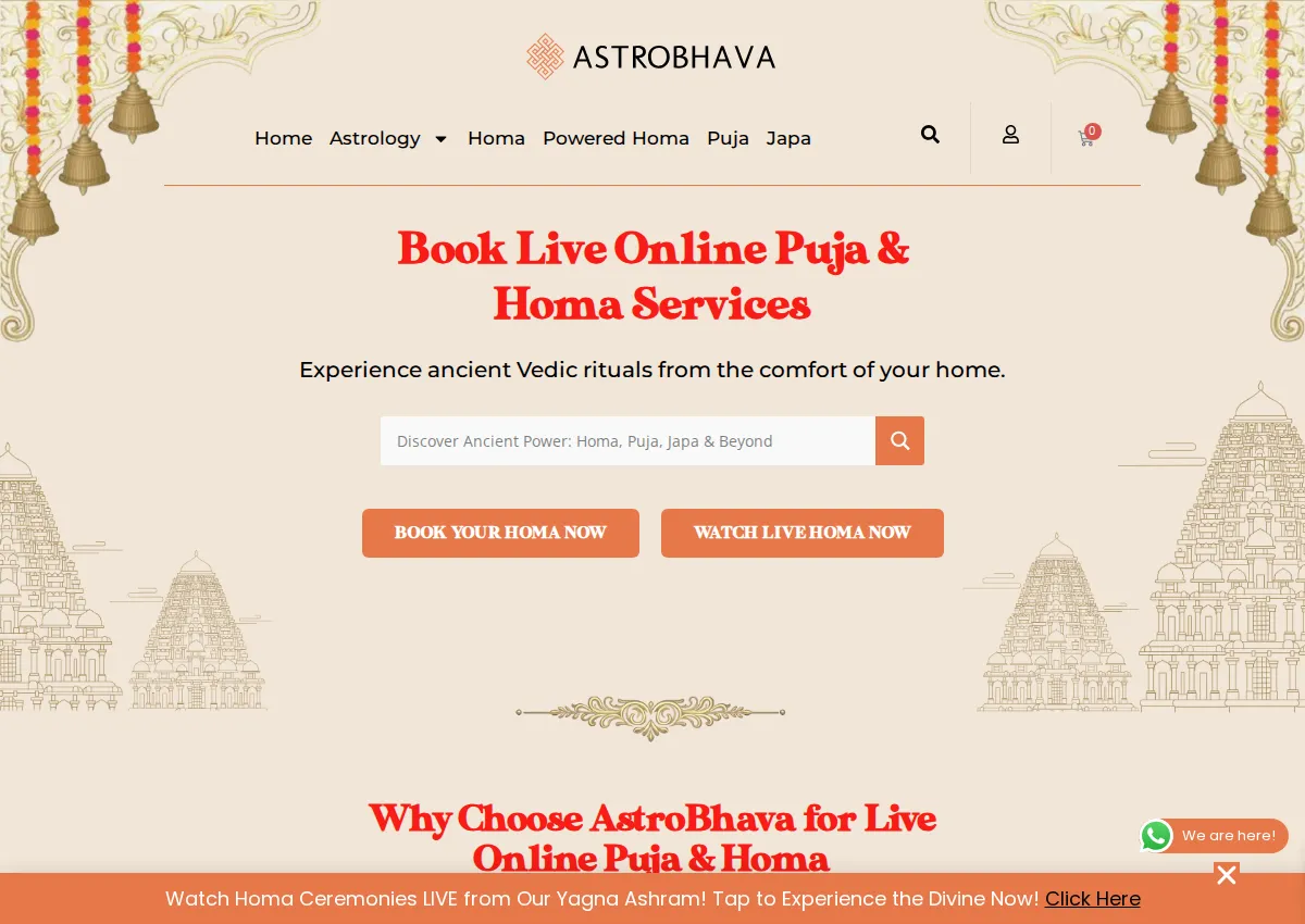 Store homepage