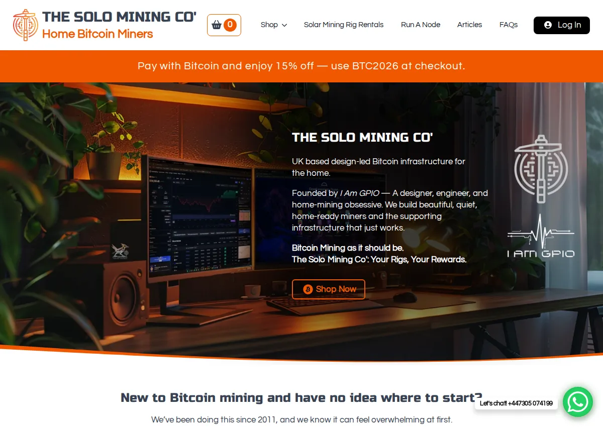 Store homepage