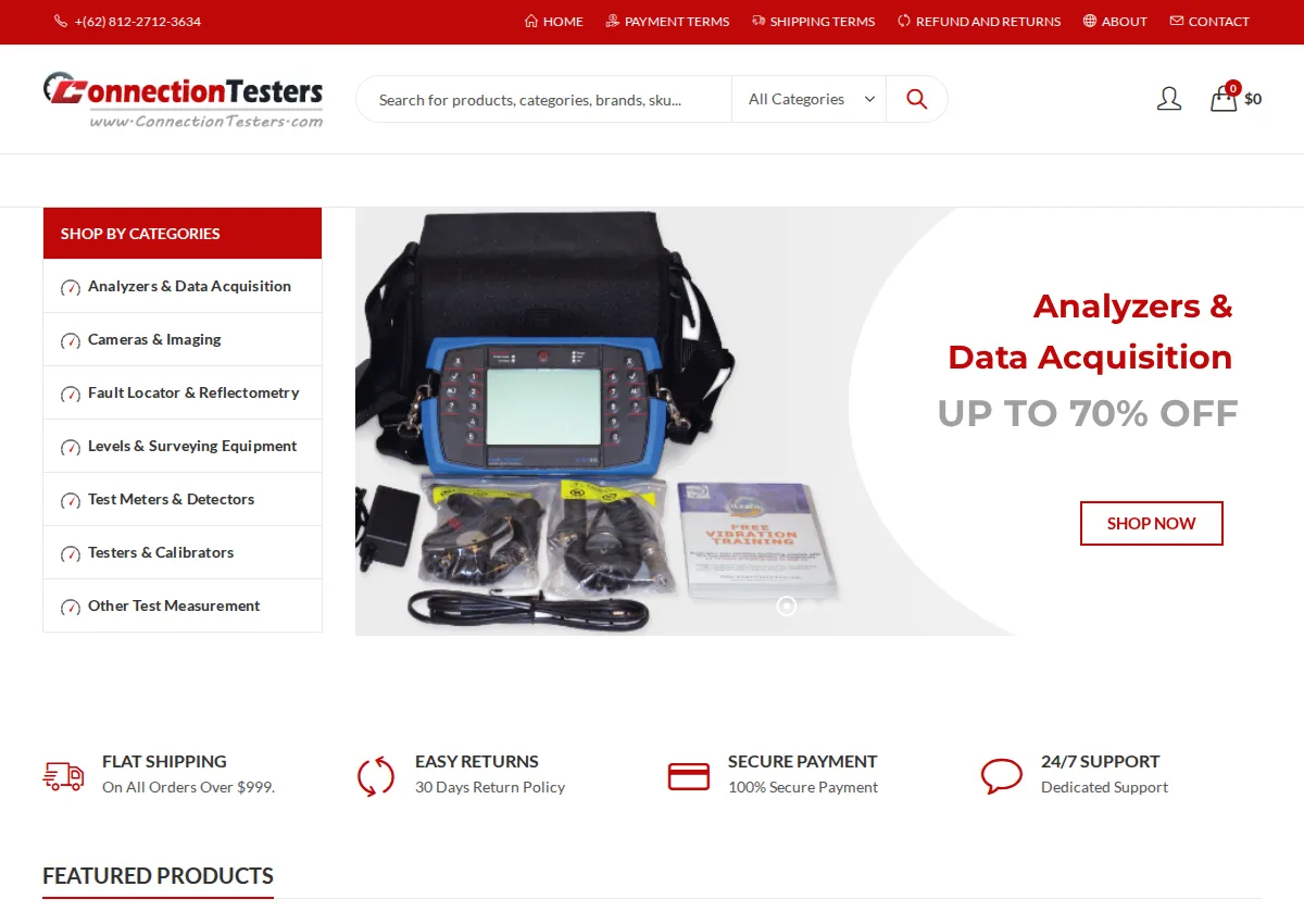 Store homepage