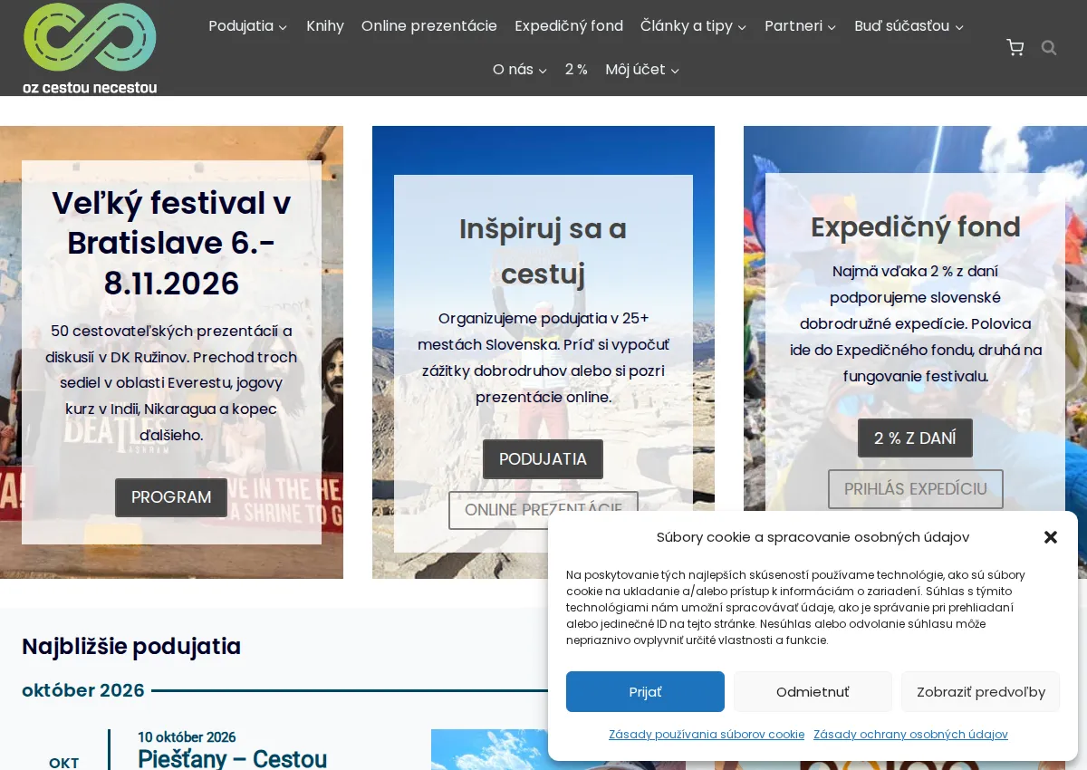 Store homepage