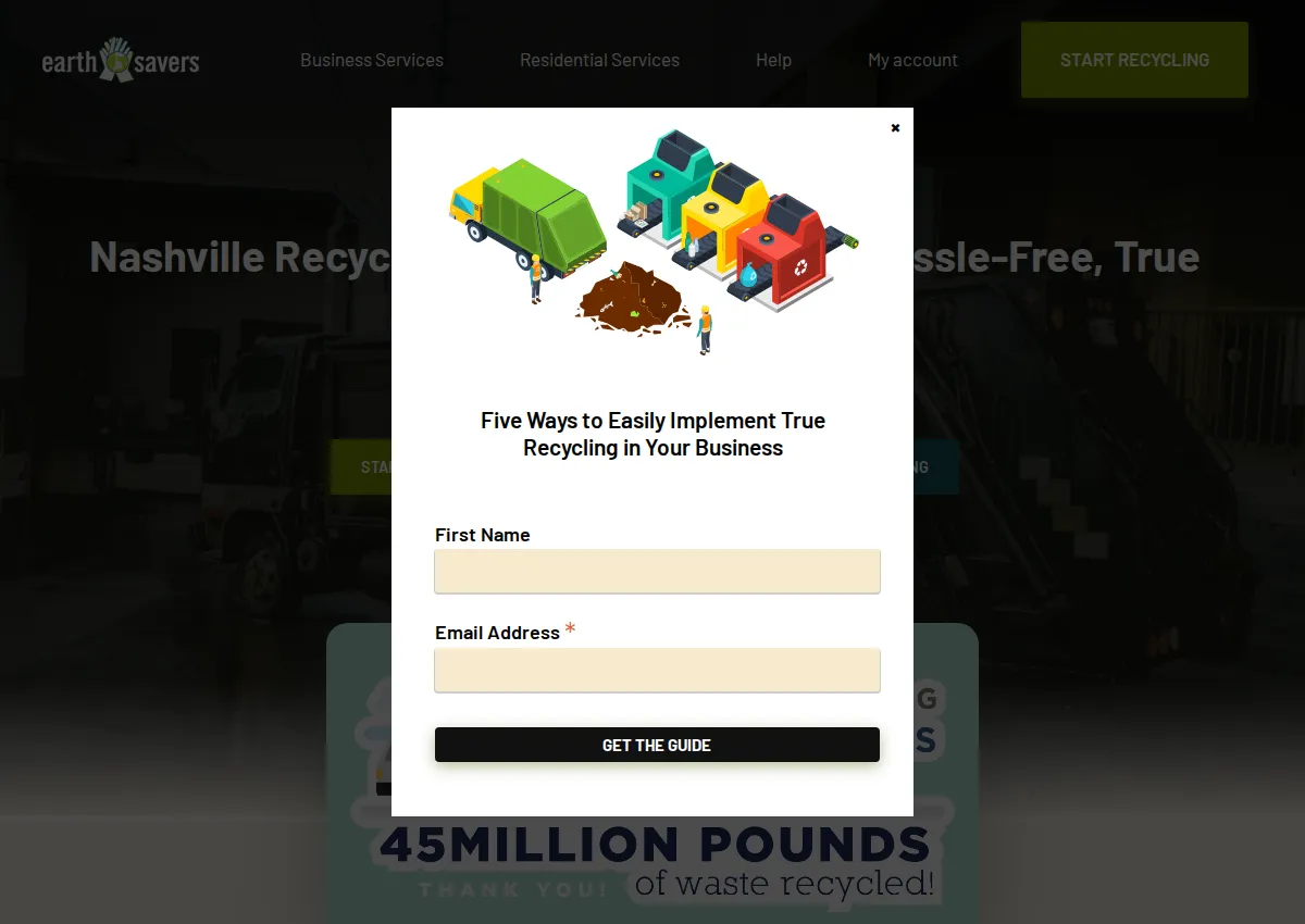 Store homepage