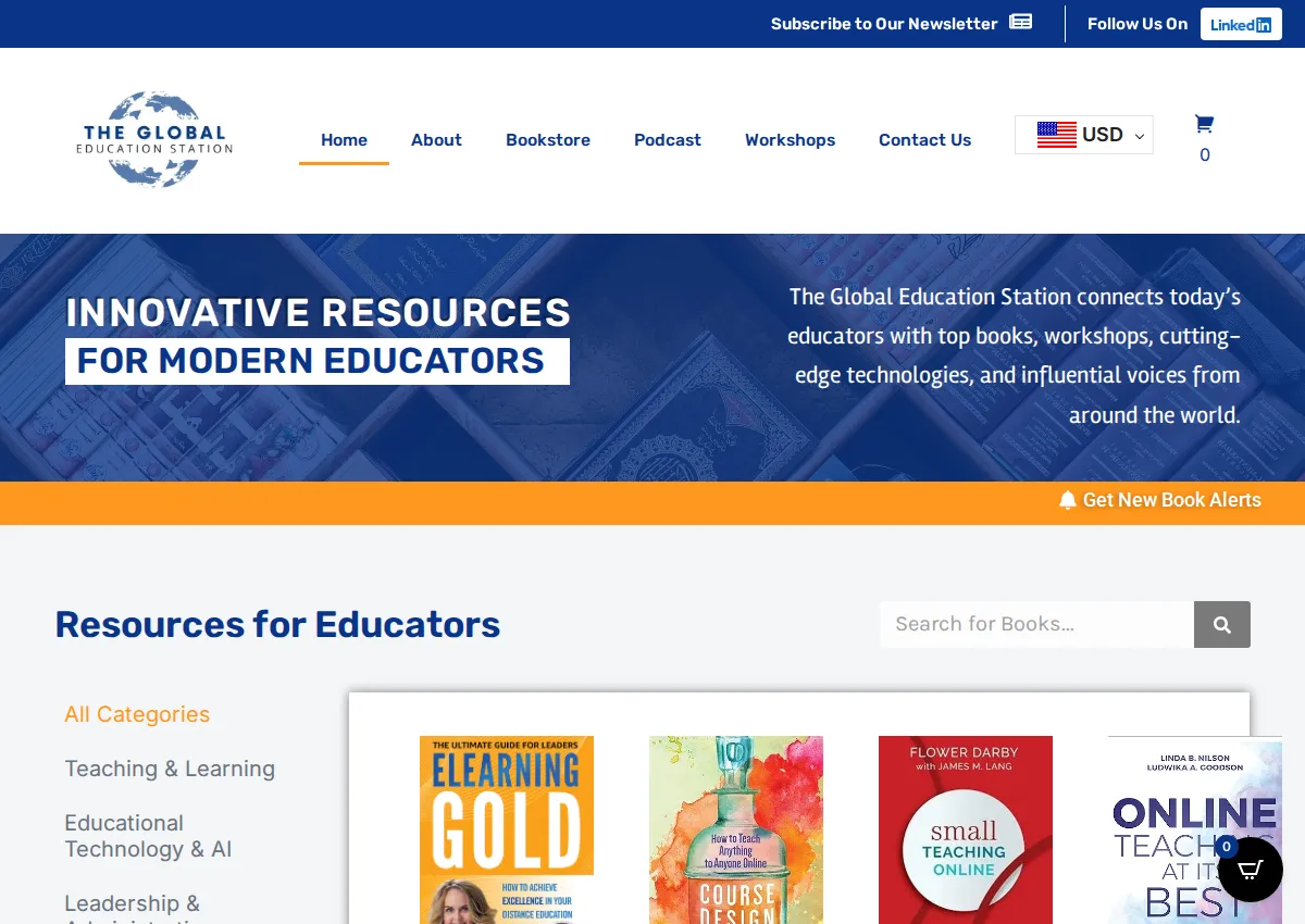Store homepage