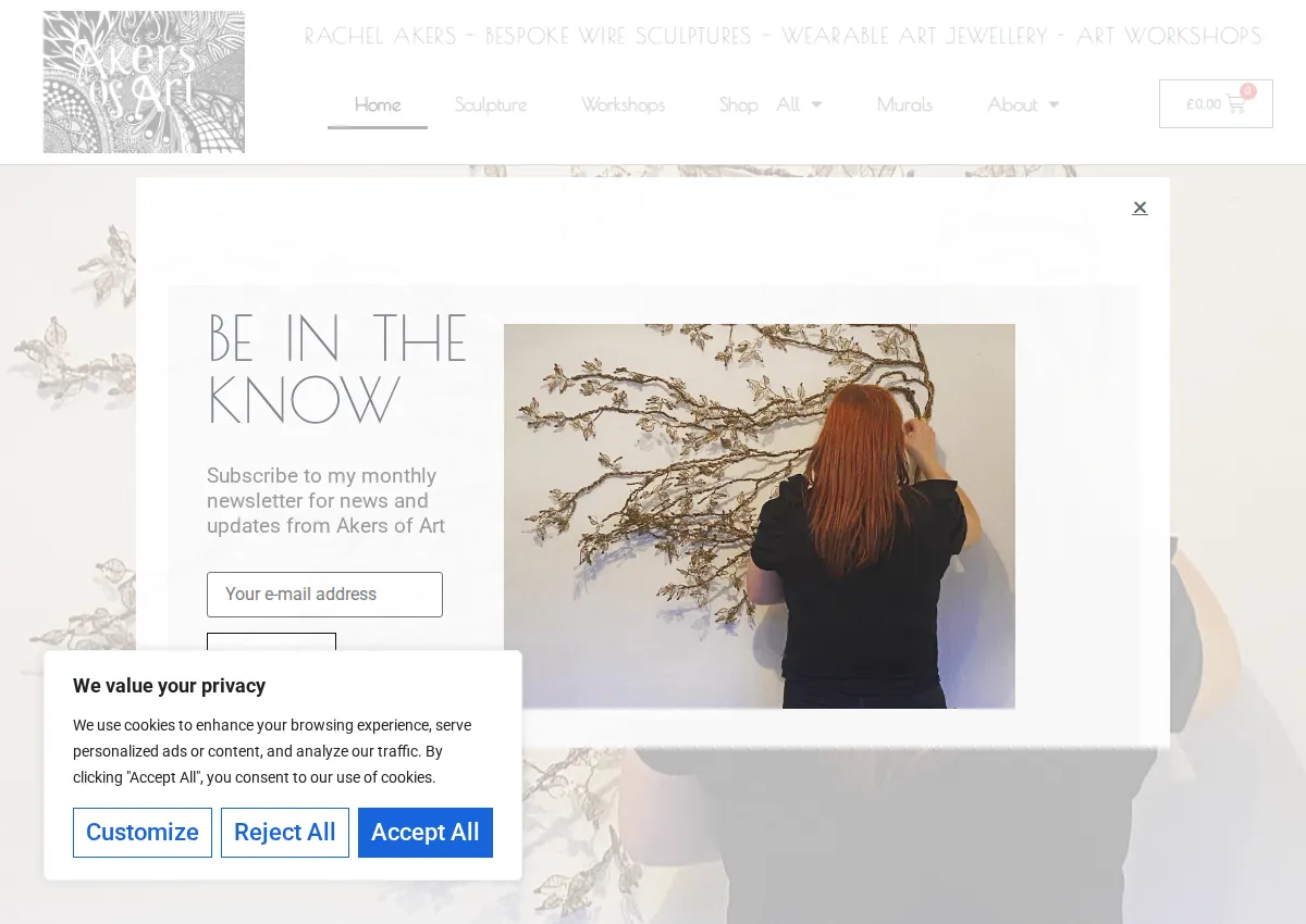 Store homepage