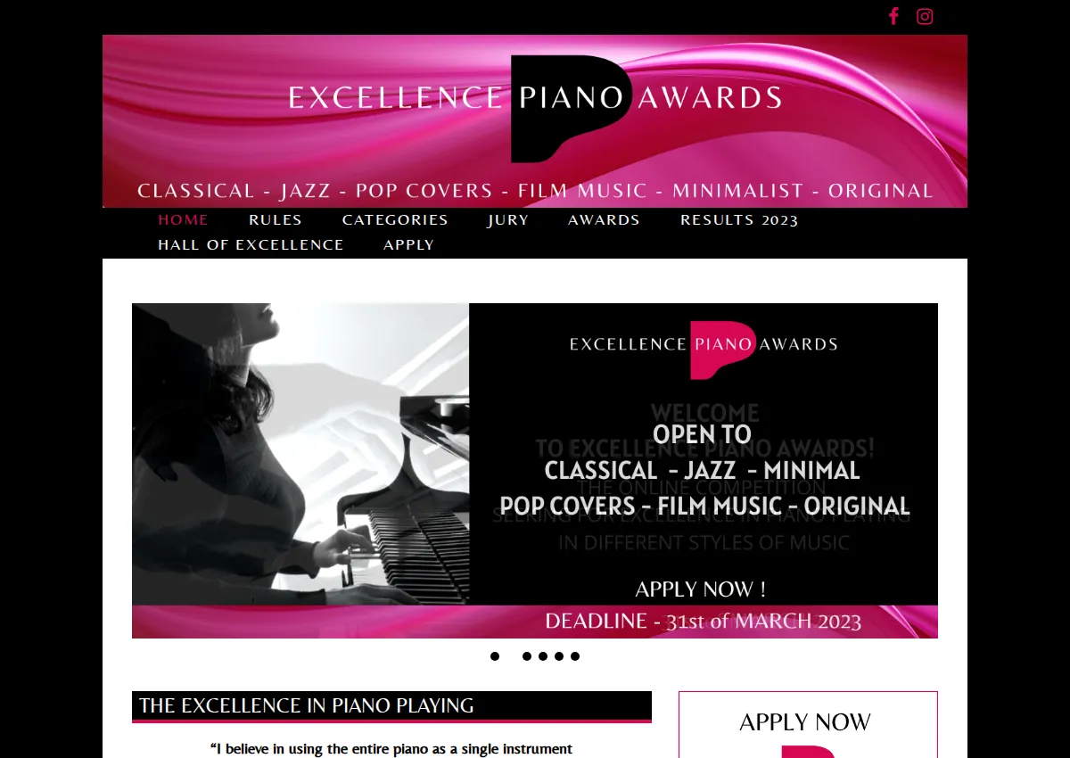 Store homepage