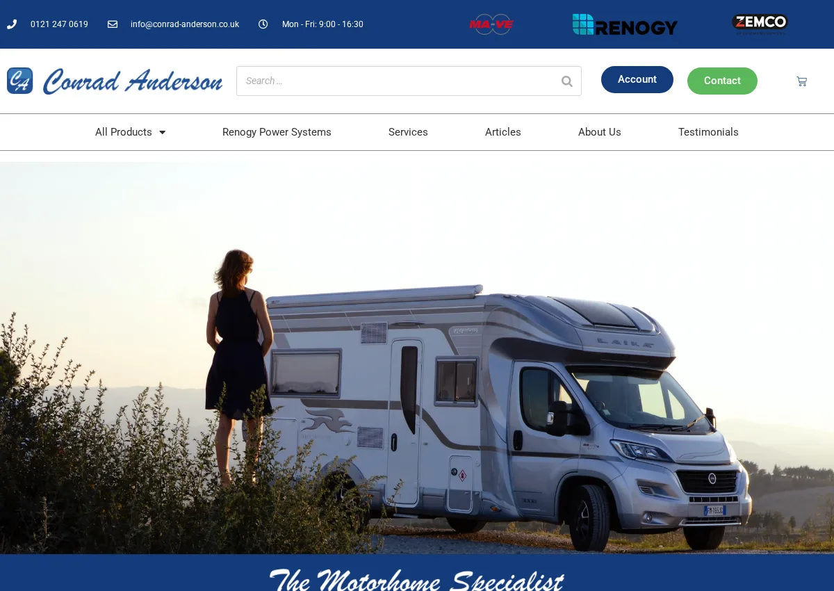 Store homepage