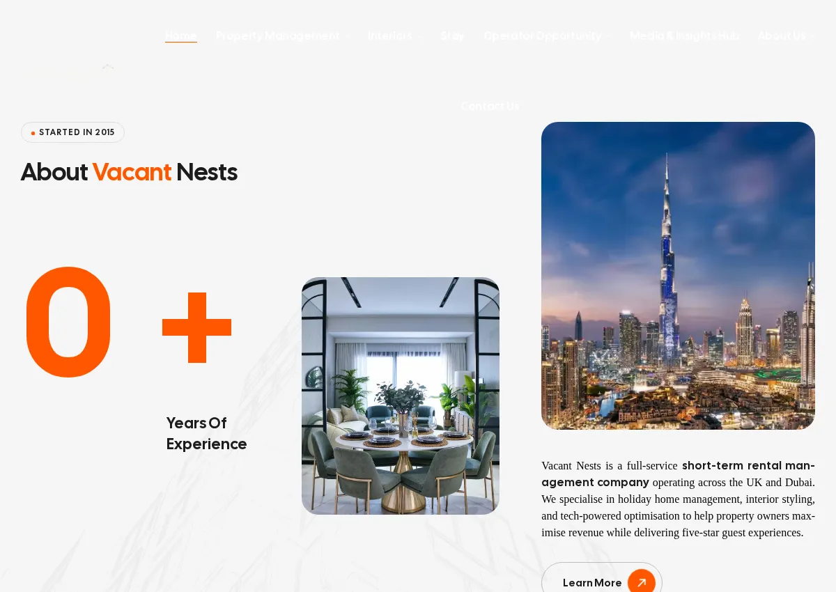 Store homepage