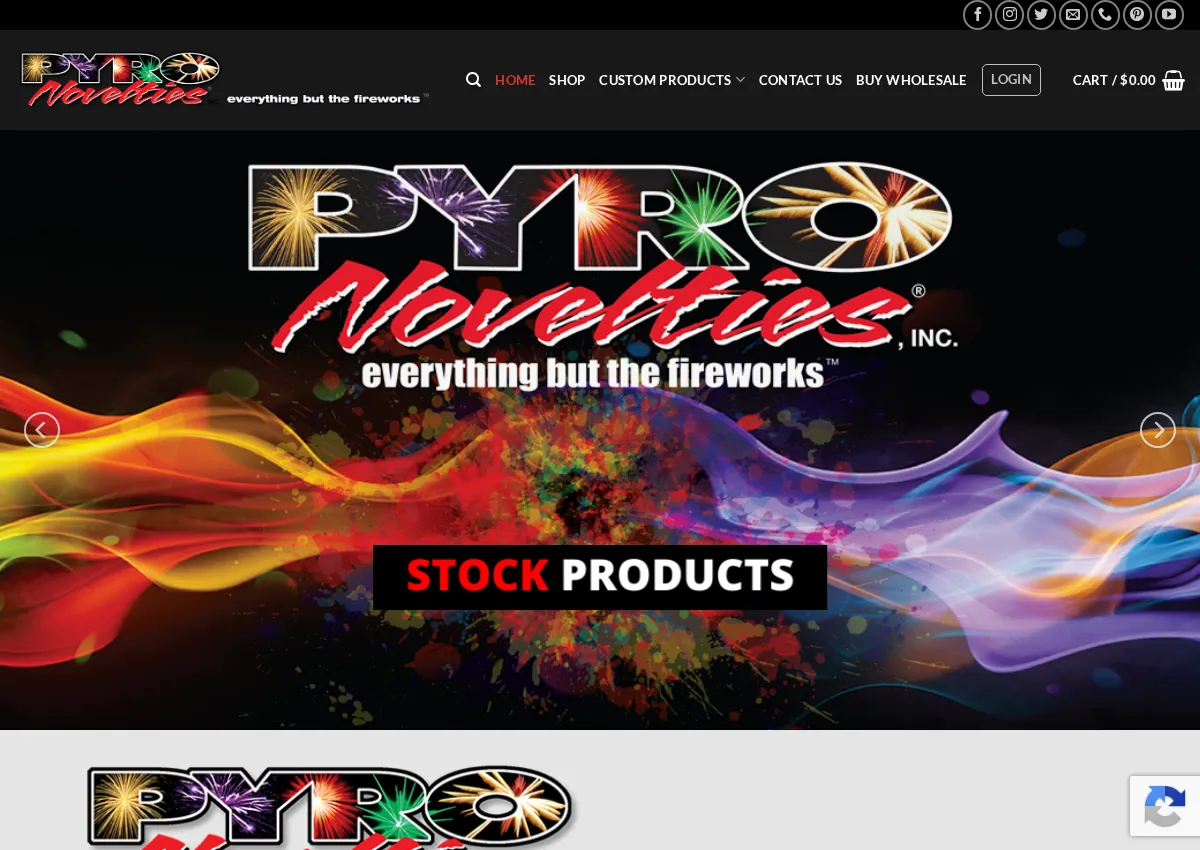Store homepage