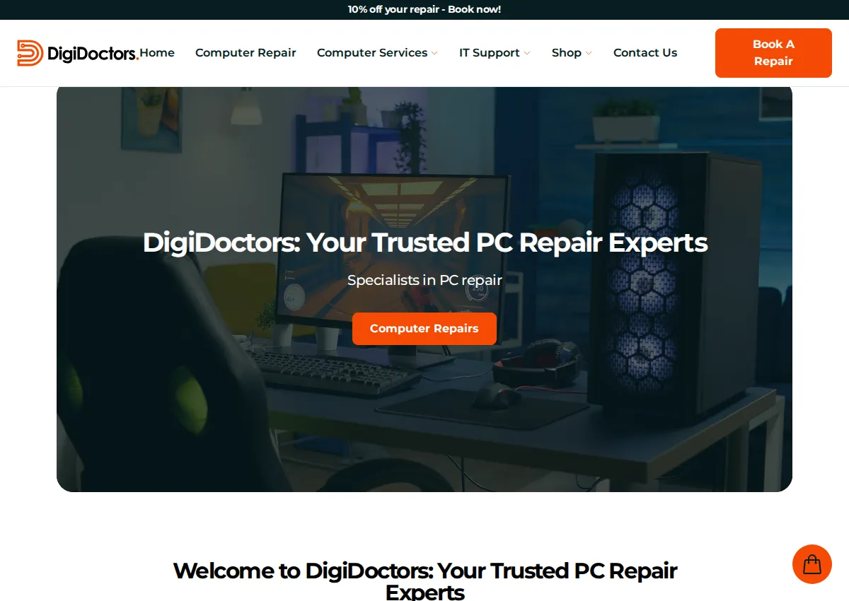 Store homepage