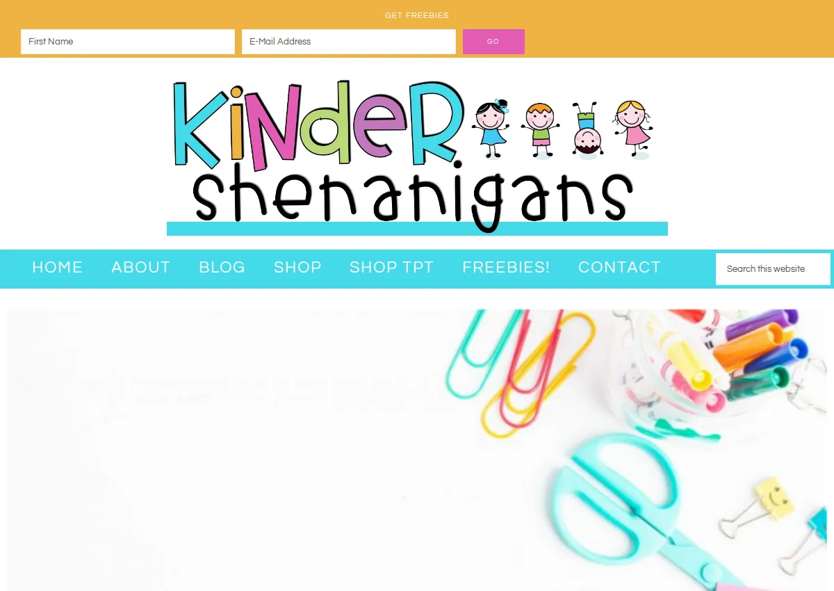 Store homepage