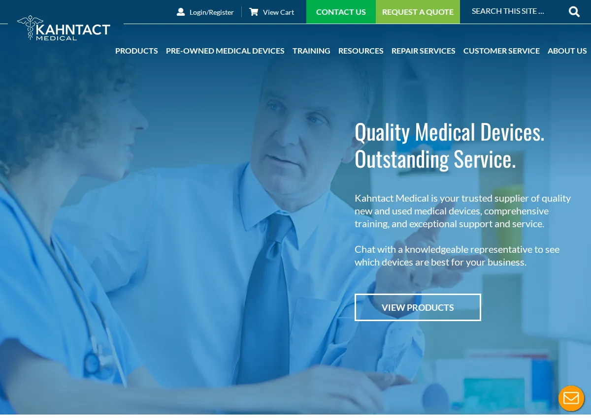 Store homepage
