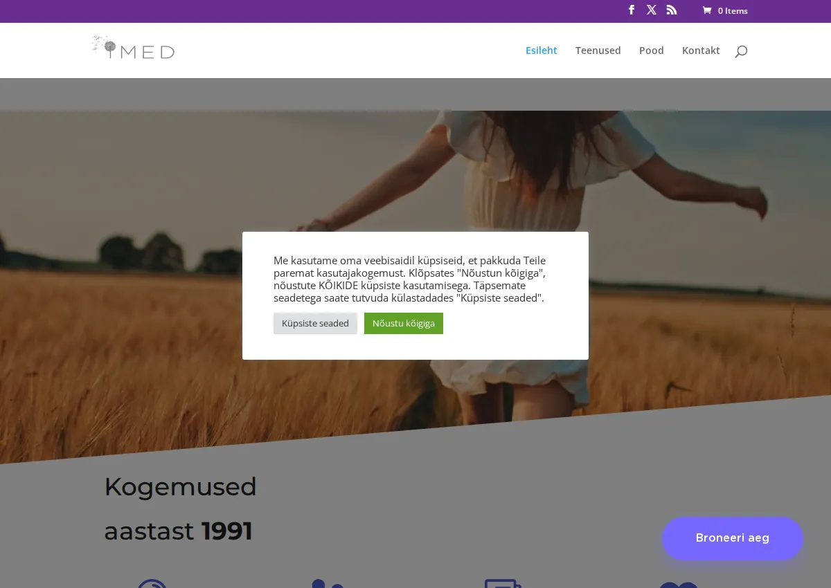 Store homepage