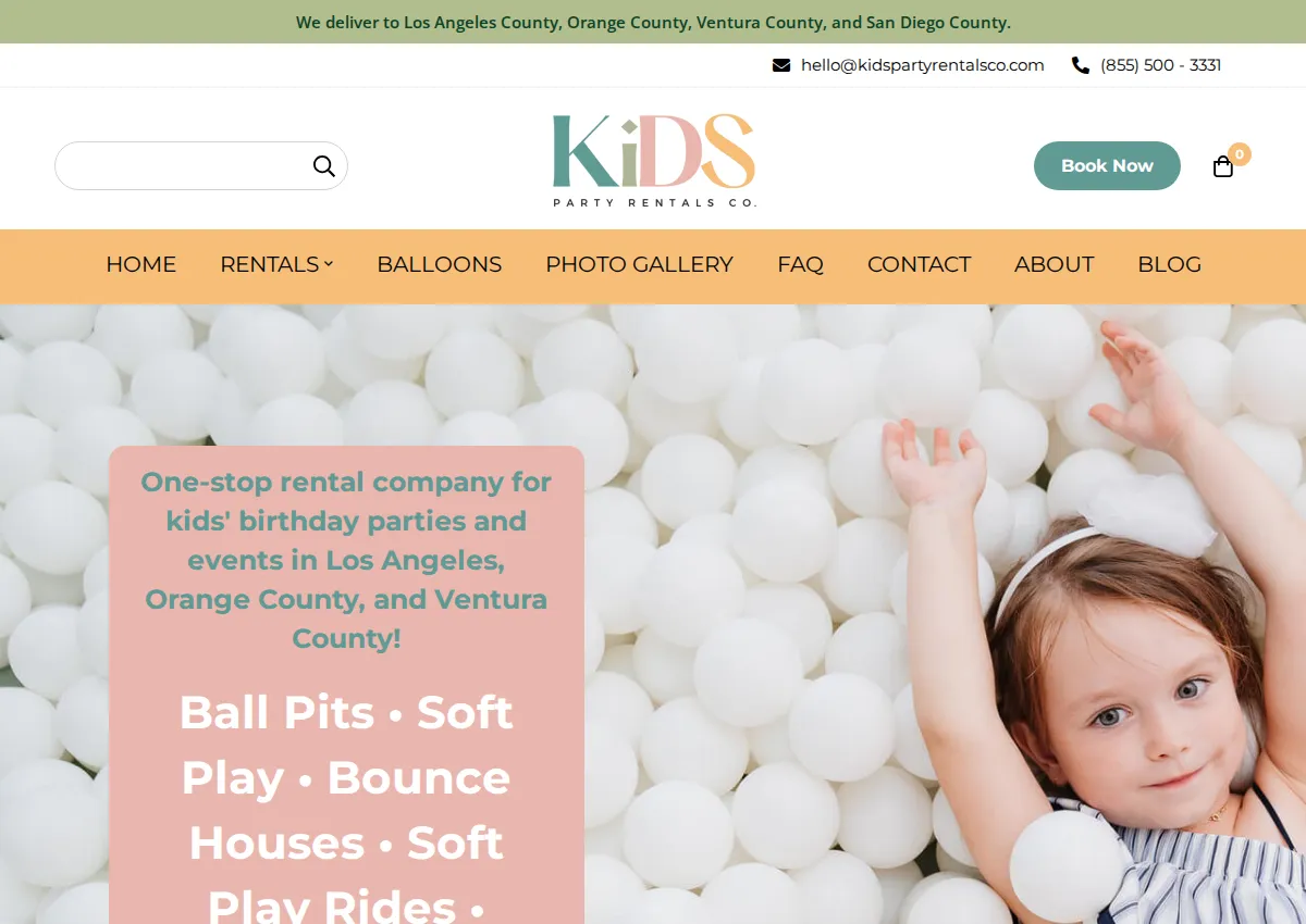 Store homepage