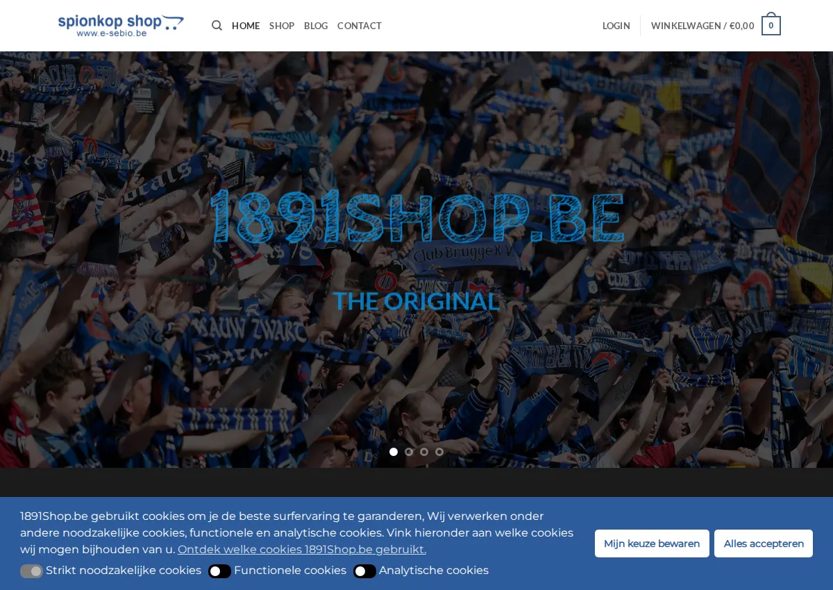 Store homepage
