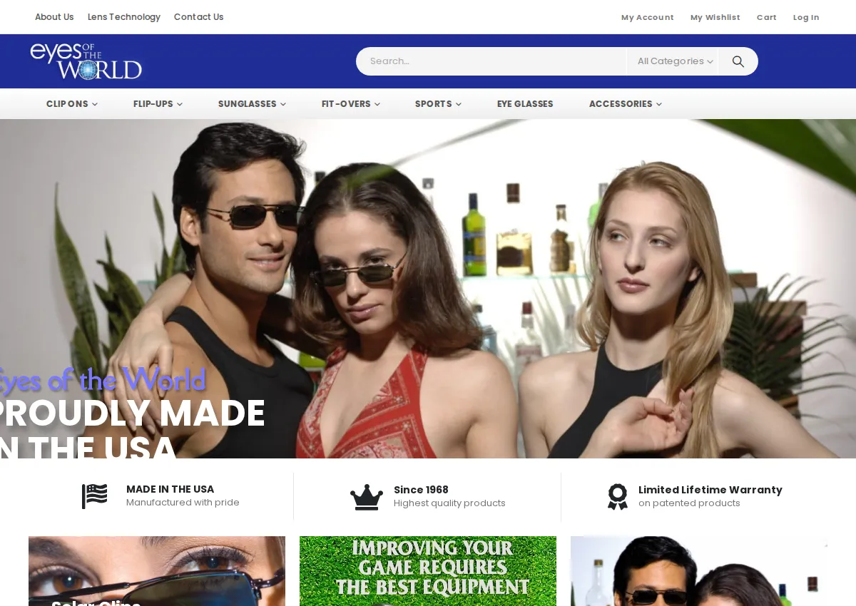 Store homepage