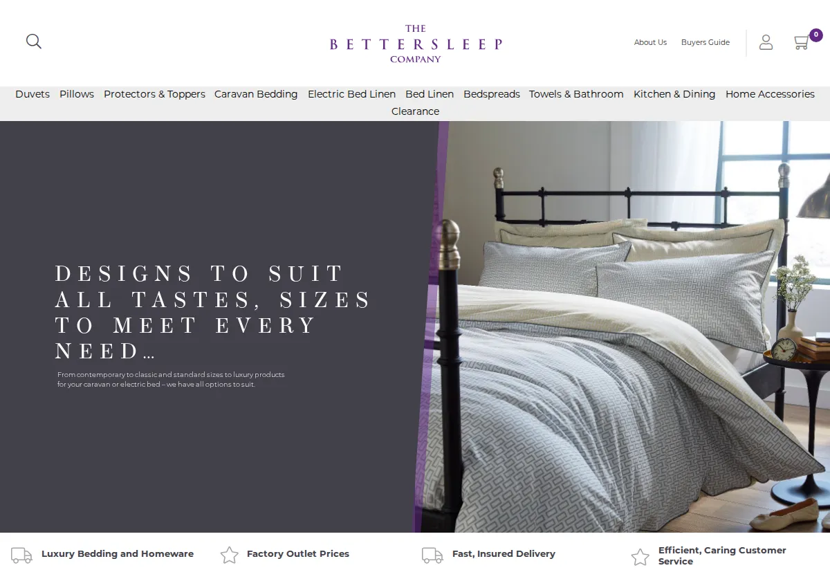 Store homepage