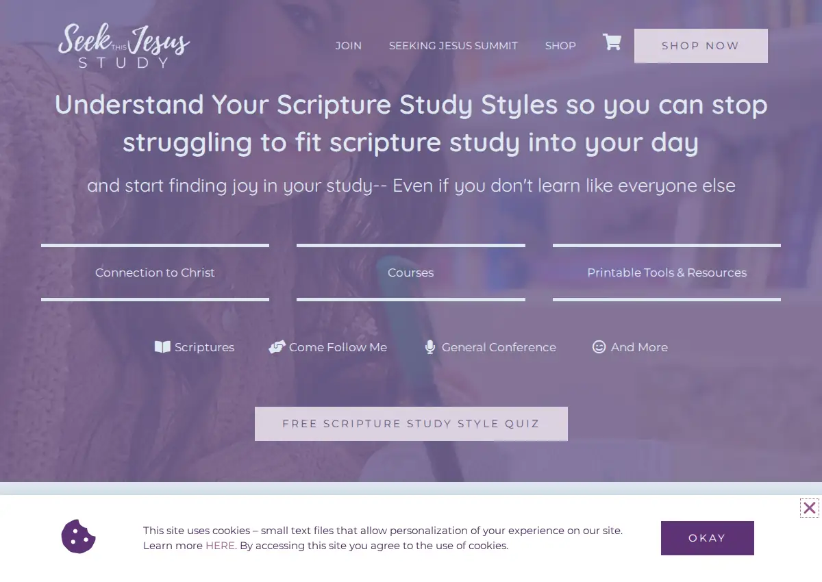 Store homepage
