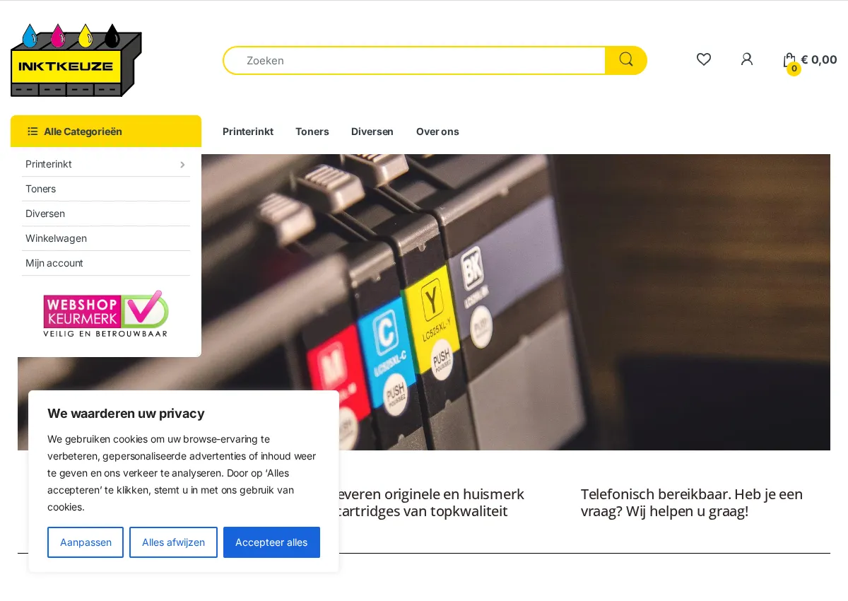Store homepage