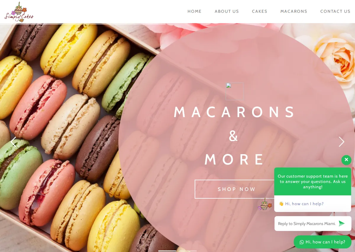 Store homepage