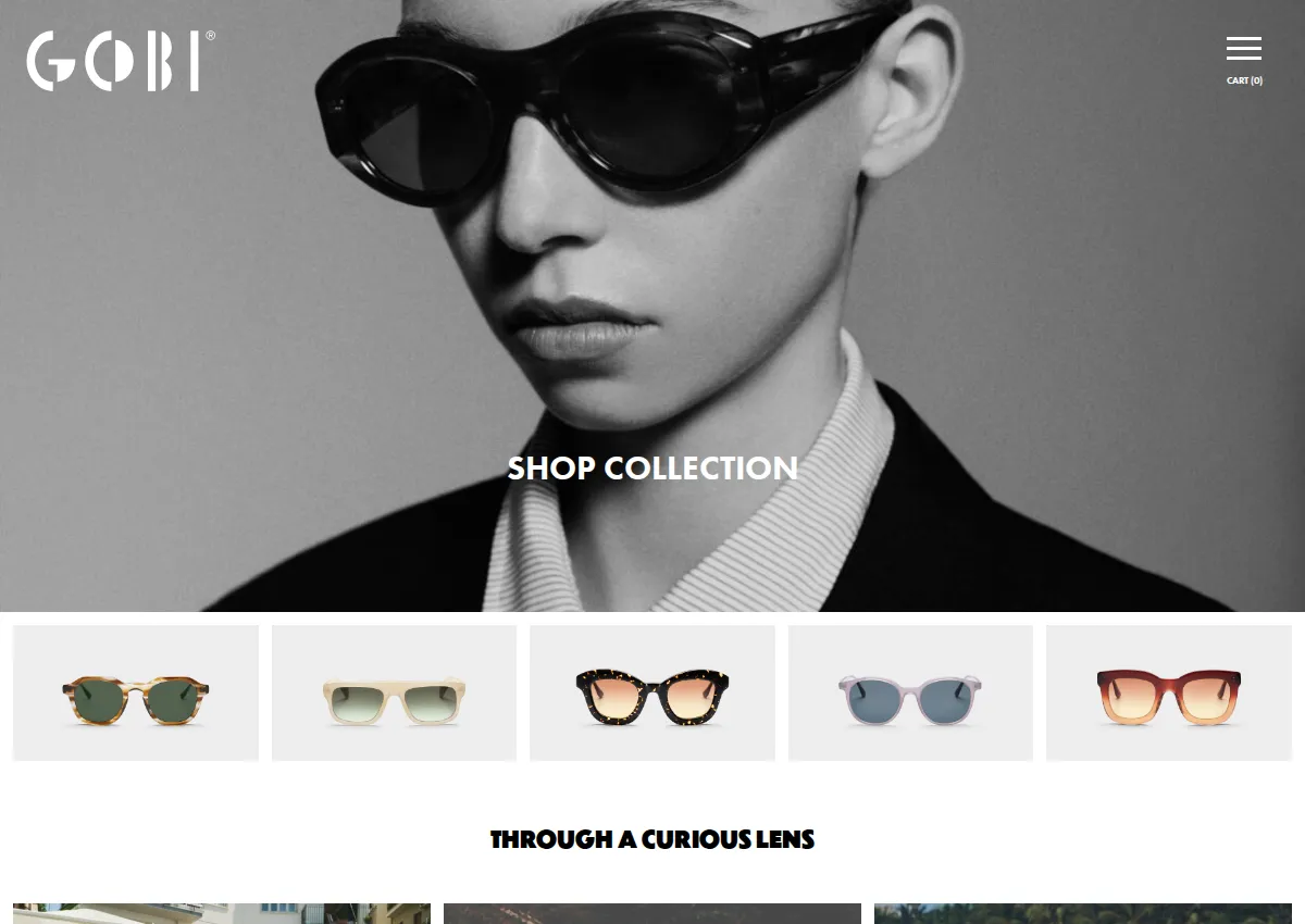 Store homepage