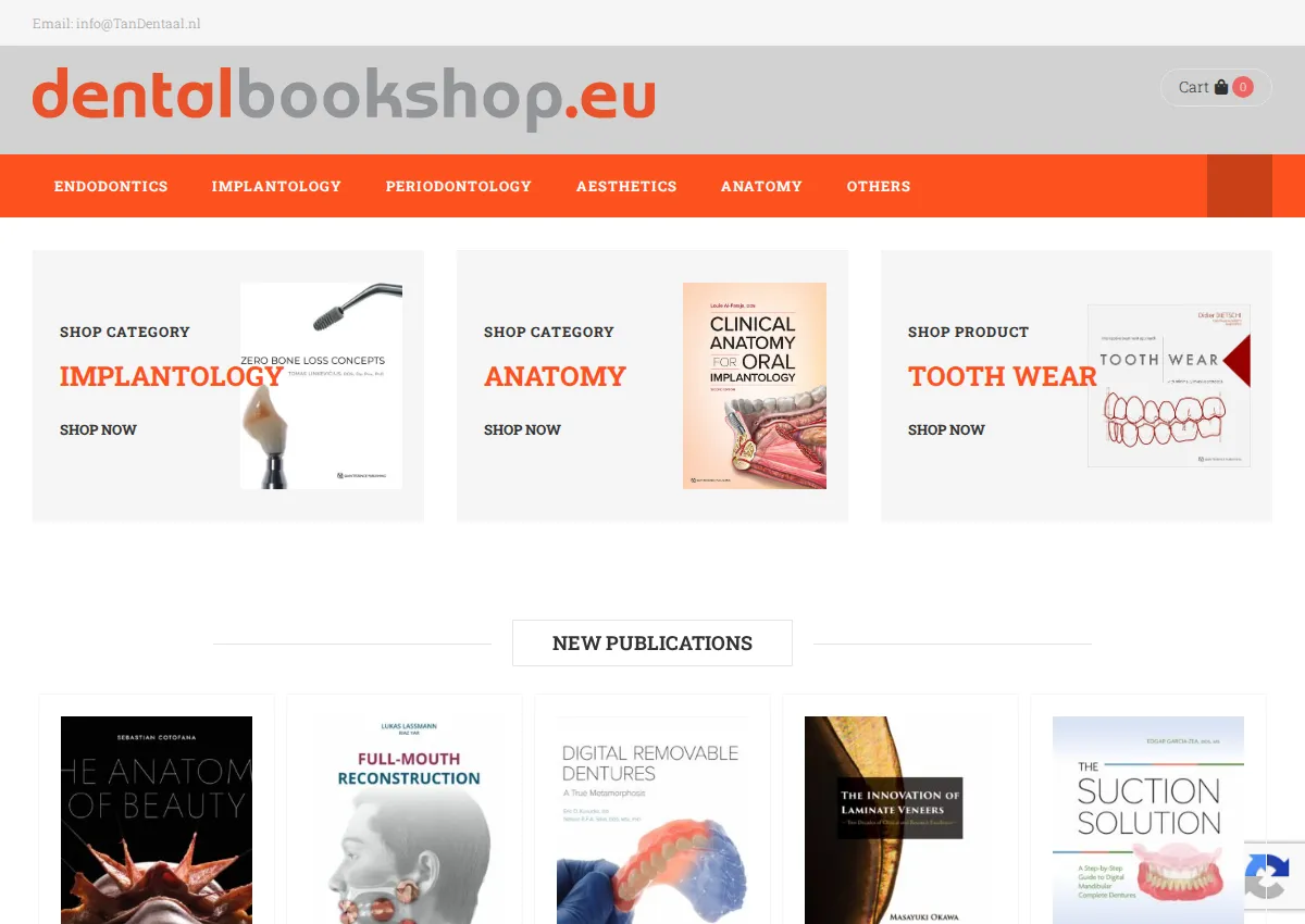 Store homepage