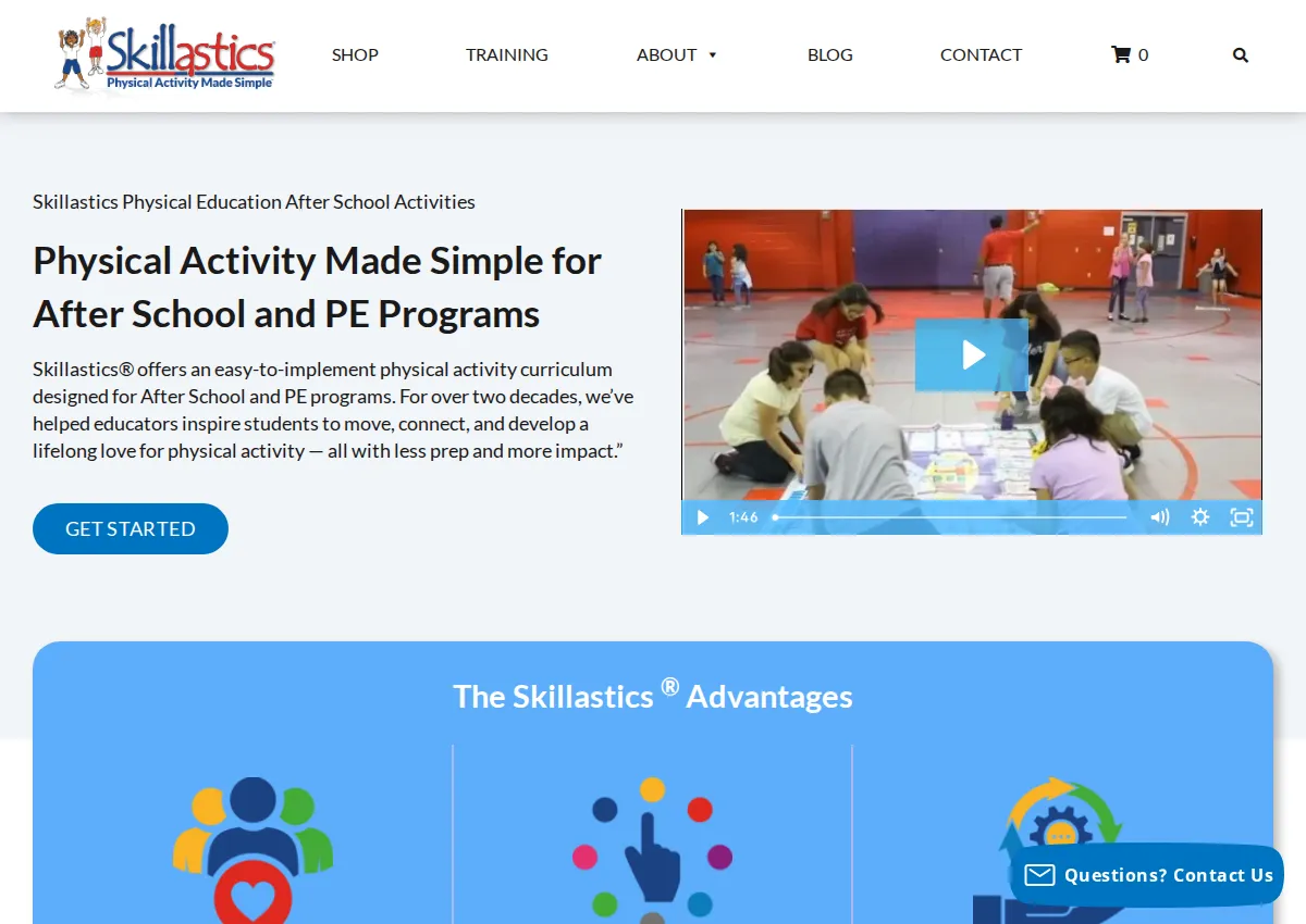 Store homepage