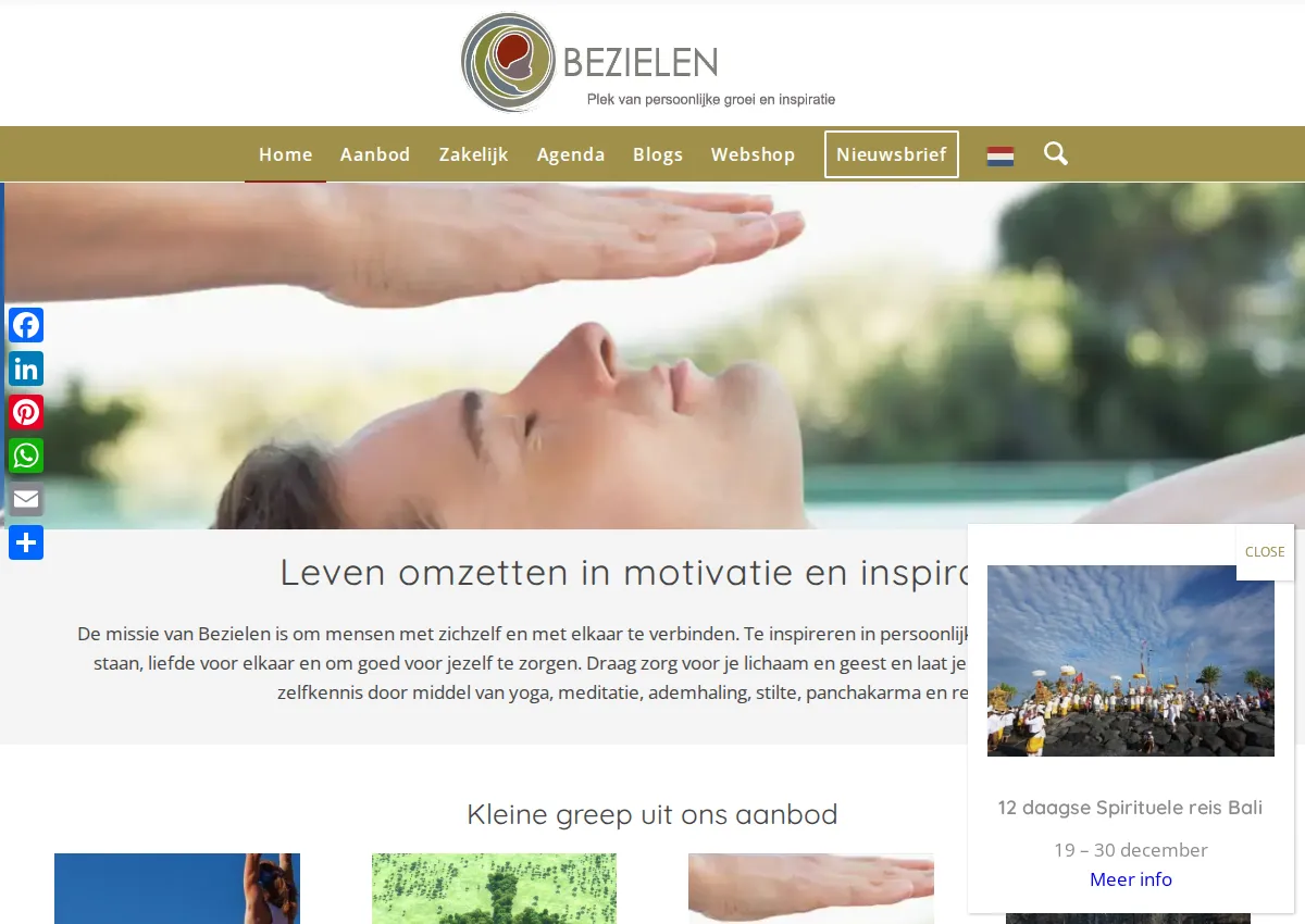 Store homepage