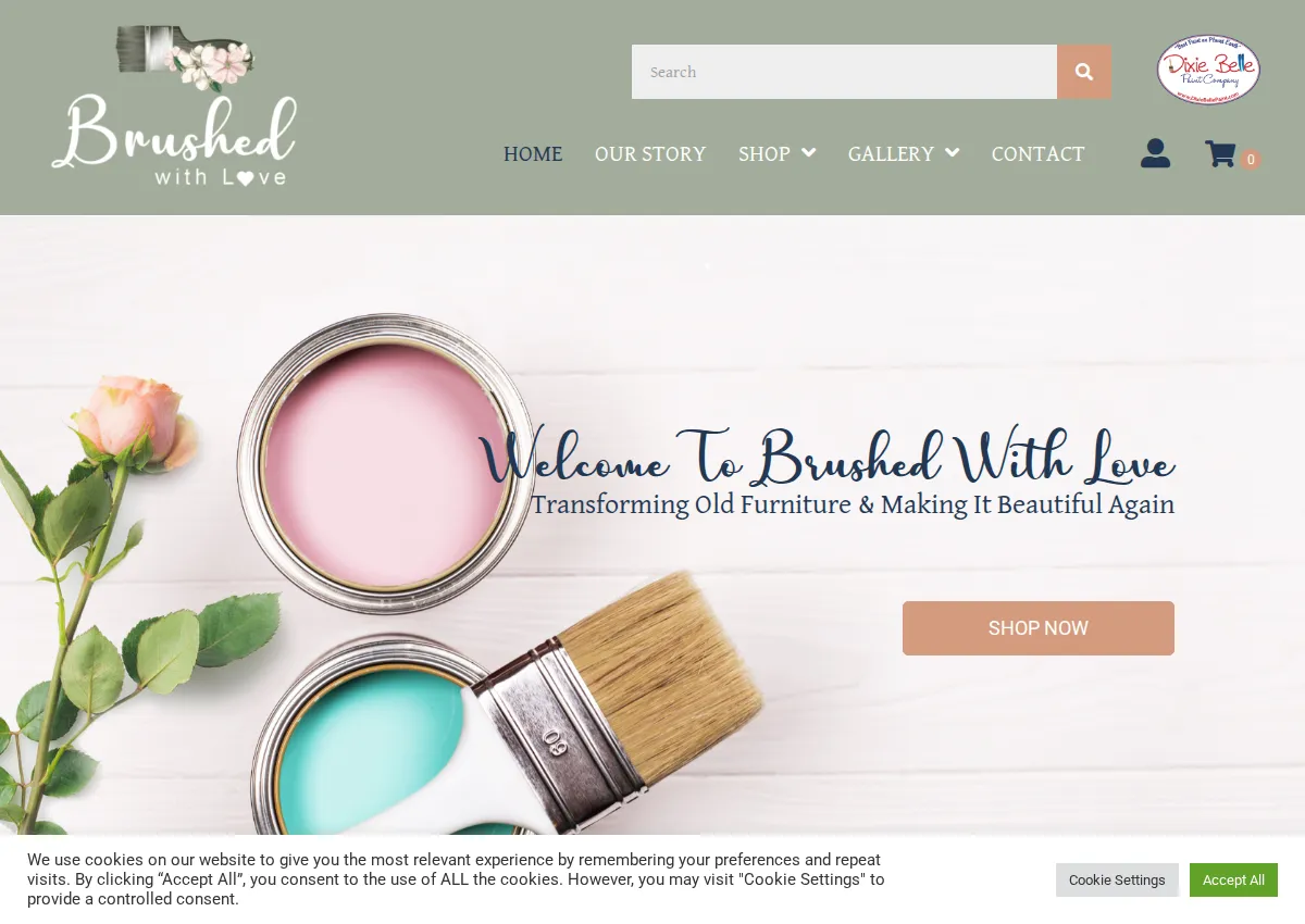 Store homepage